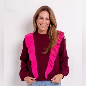 Lillian Sweater in Burgundy